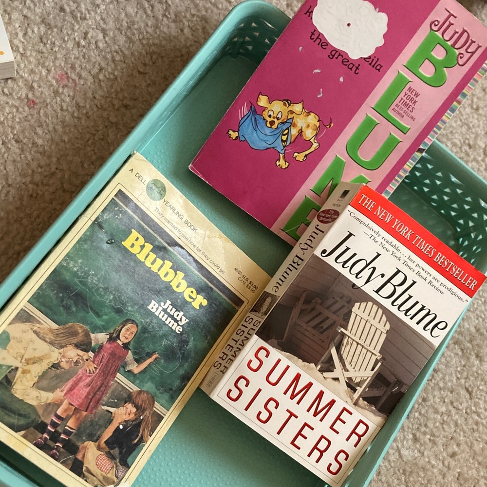 Vintage Judy Blume - 3 book set Blubber, Summer Sisters, Shiela the Great Fudge